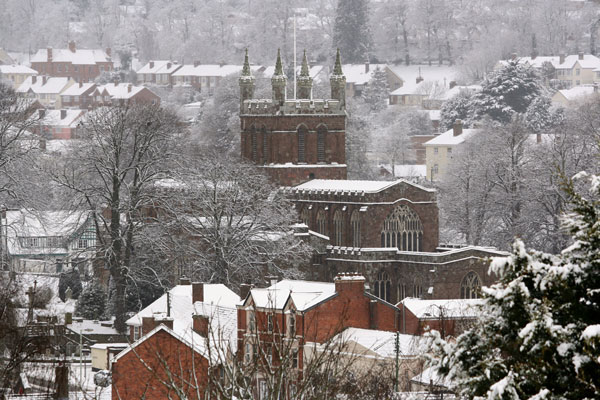 Holy Cross Church during the winter of 2009/10